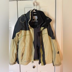 Columbia Titanium Omnitech 3-in-1 women’s ski/snowboard jacket,size L